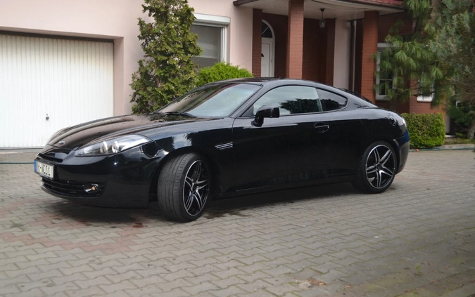 Hyundai Coupe cena 24400 przebieg: 190000, rok produkcji 2008 z Prochowice małe 211
